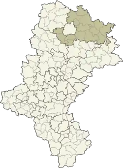 Location within Silesian Voivodeship