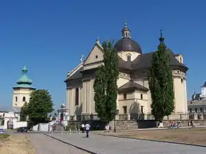 St. Lawrence's Church in Żółkiew. Mausoleum of the Żółkiewski and Sobieski family