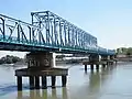 Road–Railway Bridge with water piers