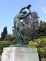 Image 5"Discobolus" statue by Konstantinos Dimitriadis, outside the Panathenaic Stadium (from Culture of Greece)