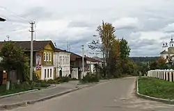 The urban-type settlement of Lezhnevo, the administrative center of Lezhnevsky District