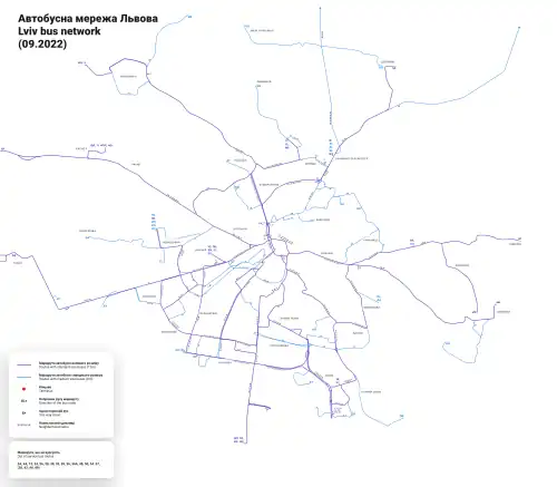 Lviv bus lines