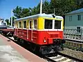 Soviet railcar AS1A at Museum of the Moscow Railway (Moscow Rizhsky station)