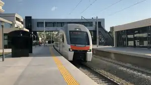 ESh2-009 electric train at Bakıxanov station