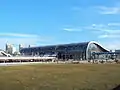 View of the station from the beach.