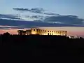 Borgholm Castle at night