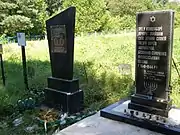 Monument at the mass graves, Jewish cemetery