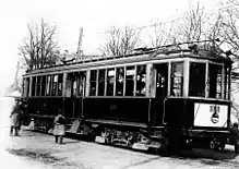 "Pullman" tramcar in Kyiv, 1930