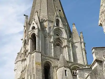 Detail of the south tower