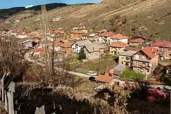 Panoramic view of the village Ratevo