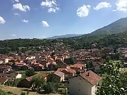 Panoramic view of the village