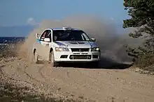 Aleksey Lukyanuk and Aleksey Arnautov at Rally Saaremaa in 2011