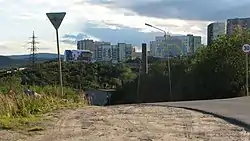 The Rainbow House in Snezhnogorsk