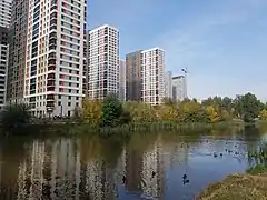 Orange Park residential complex in Kotelniki, Moscow Oblast.