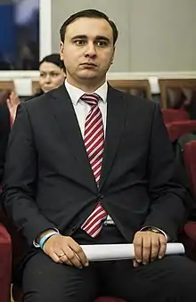 Zhdanov at the Central Election Commission's session