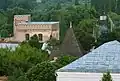 Synagogue (background) and Jesuit roof today