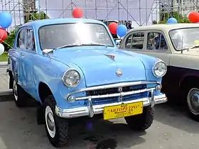 A four-wheel-drive Moskvitch 410