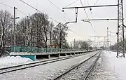 Opalikha railway station in 2010, long before reconstruction.