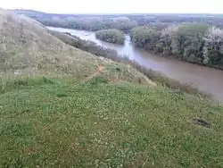 Islands in stream near Tbilisi village, Tbilissky District