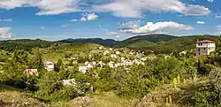 Panoramic view of the village