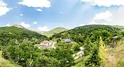 Panoramic view of the village