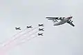 A flypast by the Air Force.
