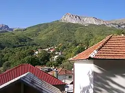 Panoramic view of the village