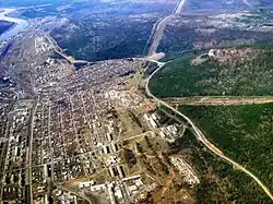 Aerial view of Ust-Kut