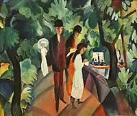 August Macke Walk on the Bridge