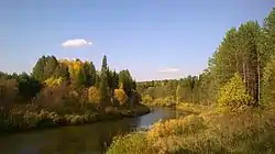 Early autumn, Velikaya River, Yuryansky District