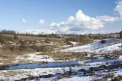 Landscape in Korsakovsky District