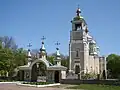 Dormition Cathedral and belfry in Hadiach (Ukrainian Orthodox Church)