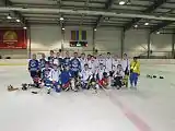 2015 national bandy champions, "Dynamo" Kharkiv, and the silver medalists, "Dnipro"