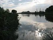 Udy River, near the Overhead power line, Kharkiv TEC-5