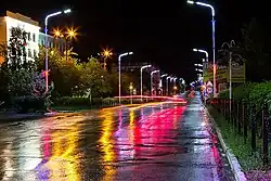 Cheremkhovo at night