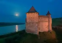 Panoramic view of the Khotyn Fortress.