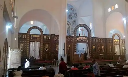 Interior of the cathedral