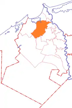 Location in Beheira Governorate