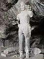 Colossal Statue of Shapur I, example of traditional statuary stone carving