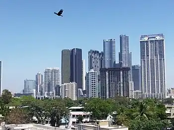 A view of Lower Parel skyline