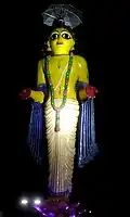 60 feet Chaitanya Mahaprabhu statue in Nabadwip.