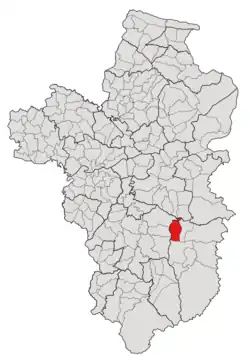 Subdistrict location in Ubon Ratchathani province