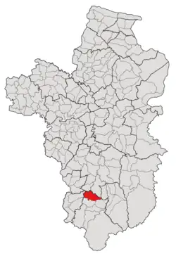 Subdistrict location in Ubon Ratchathani province