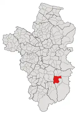 Subdistrict location in Ubon Ratchathani province