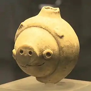 Pottery swine excavated in 2020