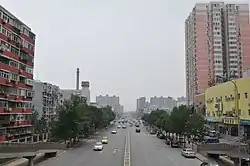 Guangcai Road around Shiliuzhuang, 2011