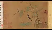 Northern Song Dynasty-Finches and bamboo
