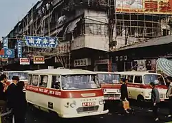 Image 30The earliest public light buses. At the front are (left to right) Commer, Isuzu Elf and Morris (from Public light bus)