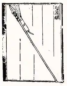 A fire lance from the Huolongjing.