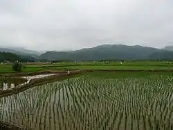 Farmland and hills in Gongliao District